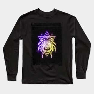 Cancer neon sign Long Sleeve T-Shirt